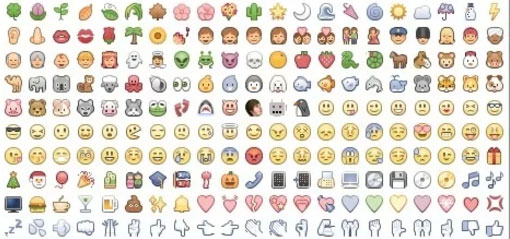 Facebook emoticons