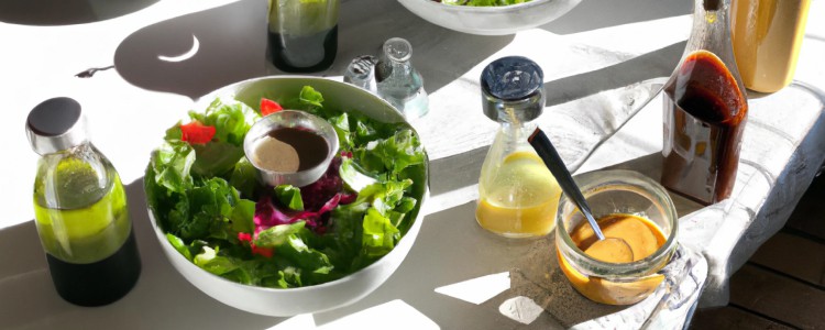 Hoe maak je een eenvoudige salade dressing?