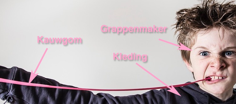 Kauwgom uit kleding halen