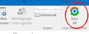 Outlook sync